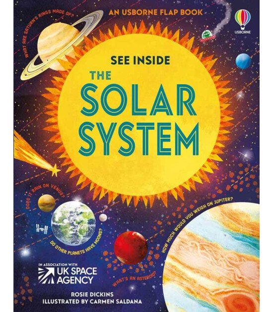 Usborne Publishing Flap Book See Inside: the Solar System