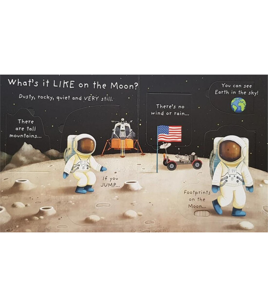 Usborne Publishing Lift-the-Flap Very First Questions and Answers: What is the Moon?