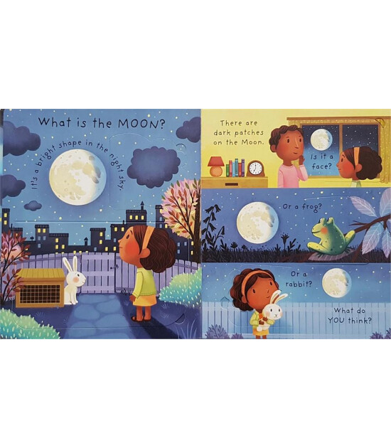 Usborne Publishing Lift-the-Flap Very First Questions and Answers: What is the Moon?