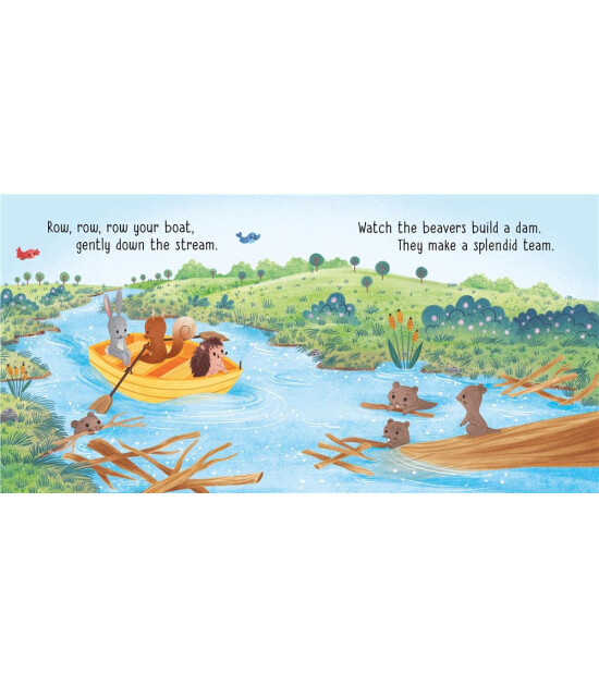 Usborne Publishing Little Board Books: Row, Row, Row Your Boat