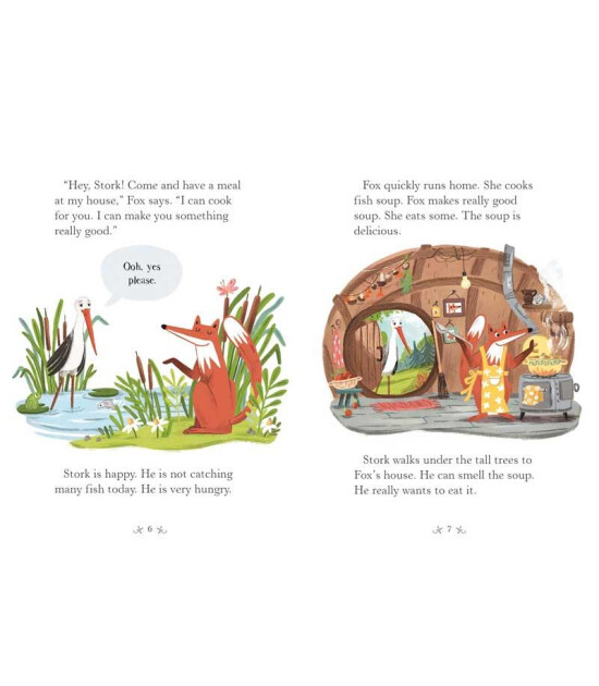 Usborne Publishing Usborne English Readers: The Fox and the Stork