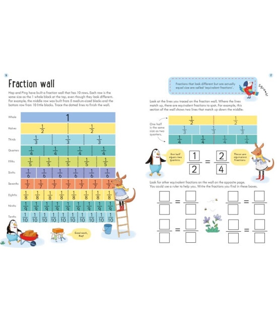 Usborne Usborne Workbooks Fractions 7-8