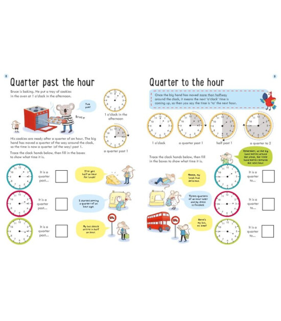 Usborne Usborne Workbooks Telling the Time 7-8