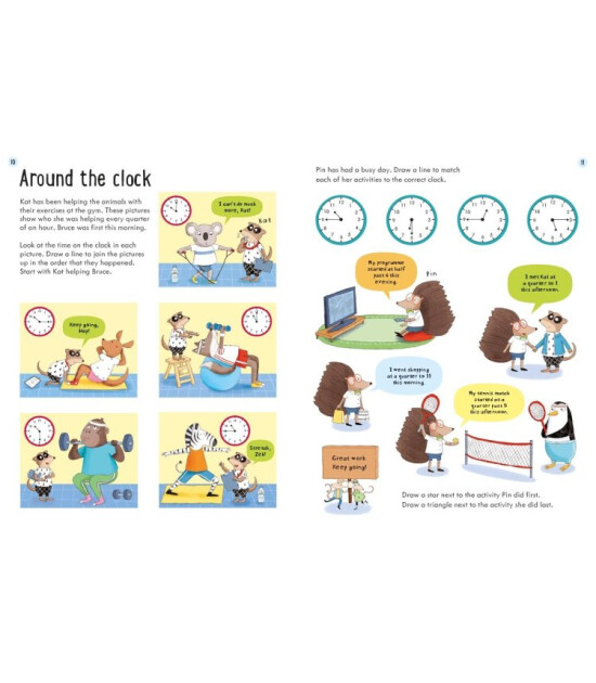 Usborne Usborne Workbooks Telling the Time 7-8