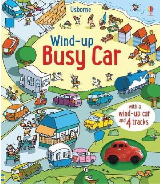 USB - Wind-Up Busy Car