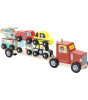 Vilac Truck and Trailer with Vehicles Stacking