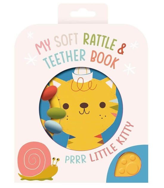 Yoyo Books My Soft Rattle and Teether: Purr! Cat